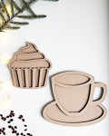 Sensokartony Zestaw Filiżanka i Babeczka