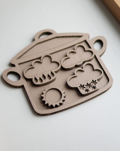 W marcu jak w garncu, zabawa sensoryczna.