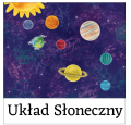 Układ Słoneczny - karty trójdzielne