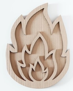 Sensokarton Płomień