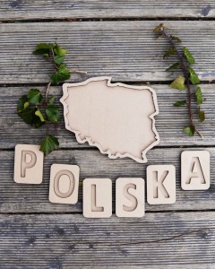 Sensokarton Polska Mała z napisem