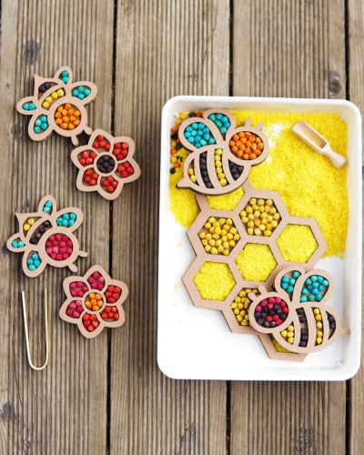 Zabawa sensoryczna Pszczoły