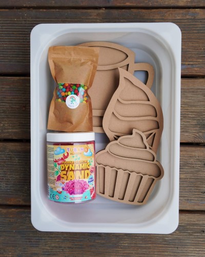 Sensoryczny zestaw słodkości.