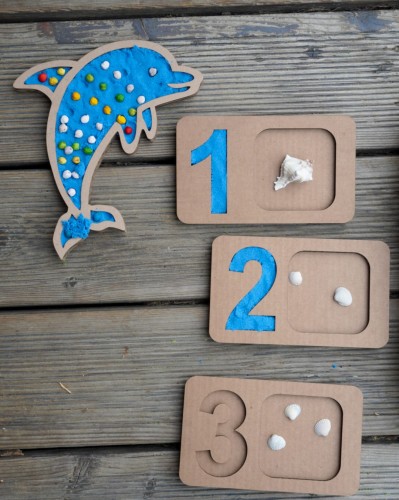 Sensokartony tabliczki do liczenia.