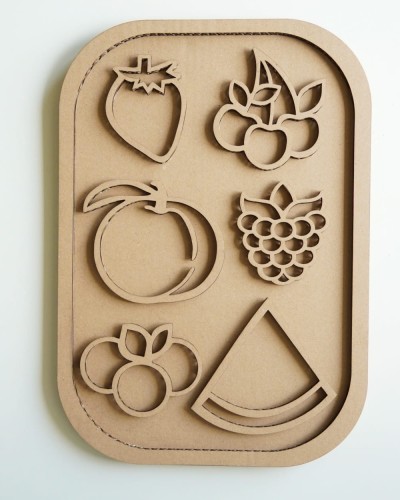 Owoce Letnie wysypywanka sensoryczna.