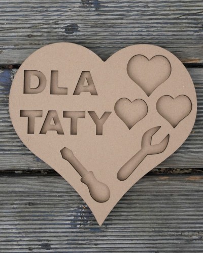 Sensokarton na Dzień Ojca, laurka dla Taty
