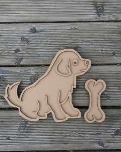 Sensokarton Piesek z Kością