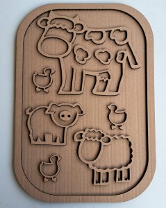 Sensokarton Zwierzęta wiejskie