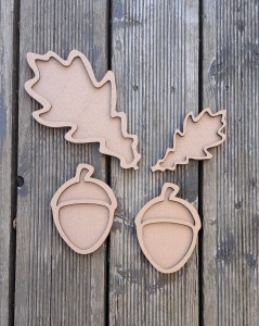 Sensokartony Zestaw Dąb