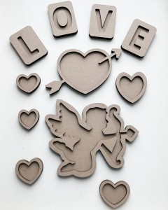 Zestaw sensokartony LOVE