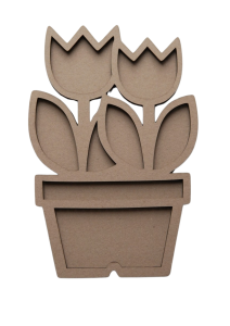 Sensokarton Tulipany w doniczce