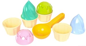 Foremki do piasku lody i babeczki