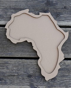 Sensokarton Kształtna Afryka