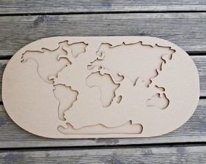 Sensokarton Mapa Świata