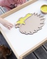 Pomoce w stylu Montessori.
