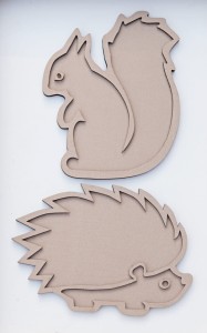 Sensokartony Wiewiórka i Jeż