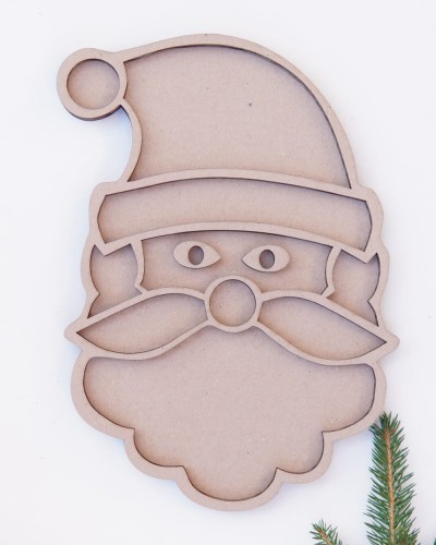 Wysypywanka sensoryczna z ryżem, sensokarton Mikołaj.