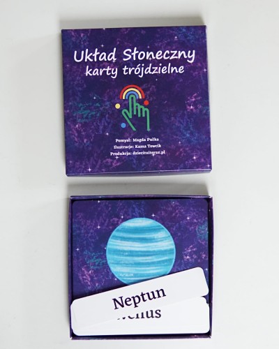 Karty Montessori do lekcji trójstopniowej.