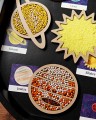 Zestaw sensoryczny Układ Słoneczny z kartami Montessori.