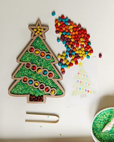 Układanka lewopółkulowa dla dzieci, zabawa sensoryczna.