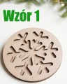 Sensokarton śnieżynka Wzór 1